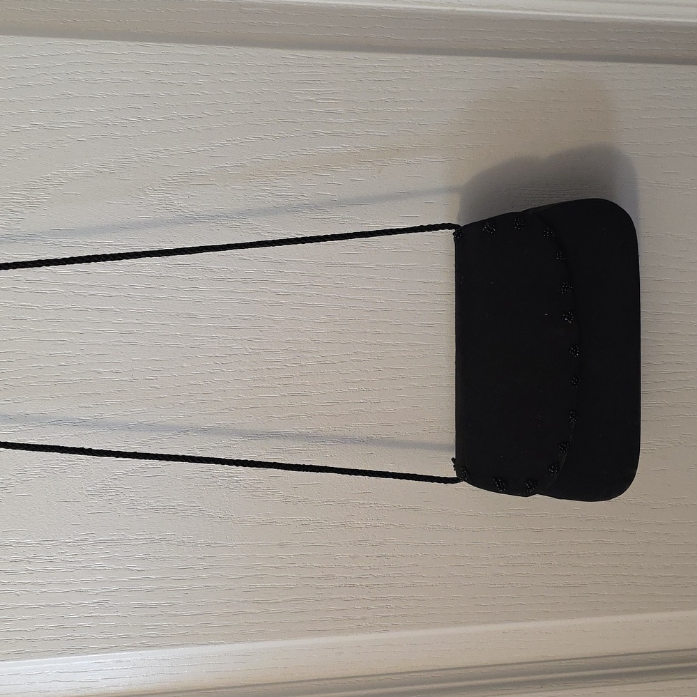 LA REGALE BLACK CROSSBODY BAG - Picture 1 of 3